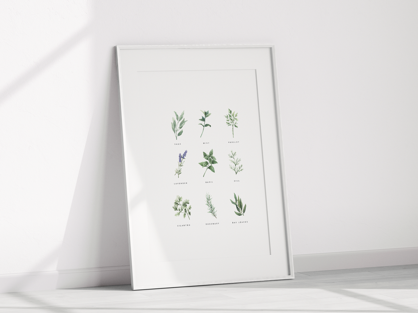 Backyard Herb Garden Print