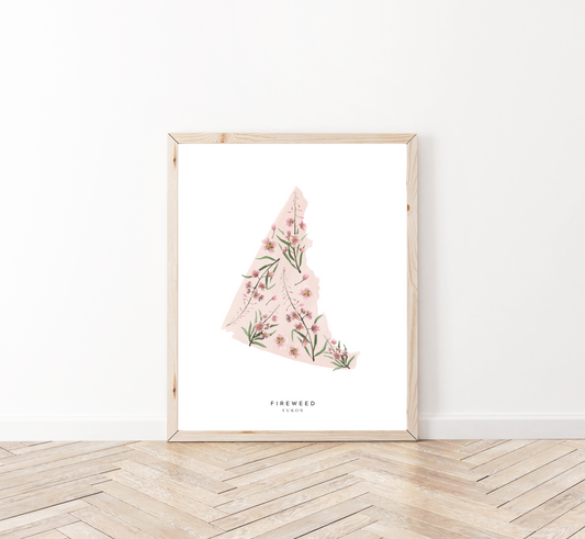 Yukon Fireweed Print