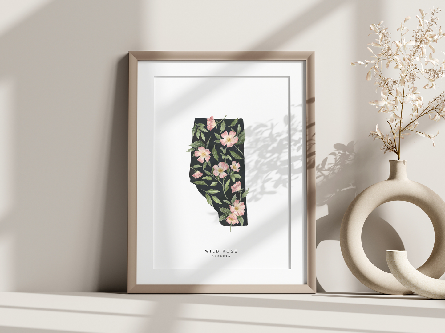 Alberta Wild Rose Print