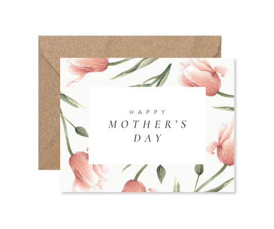 Spring Tulips Mother's Day Card