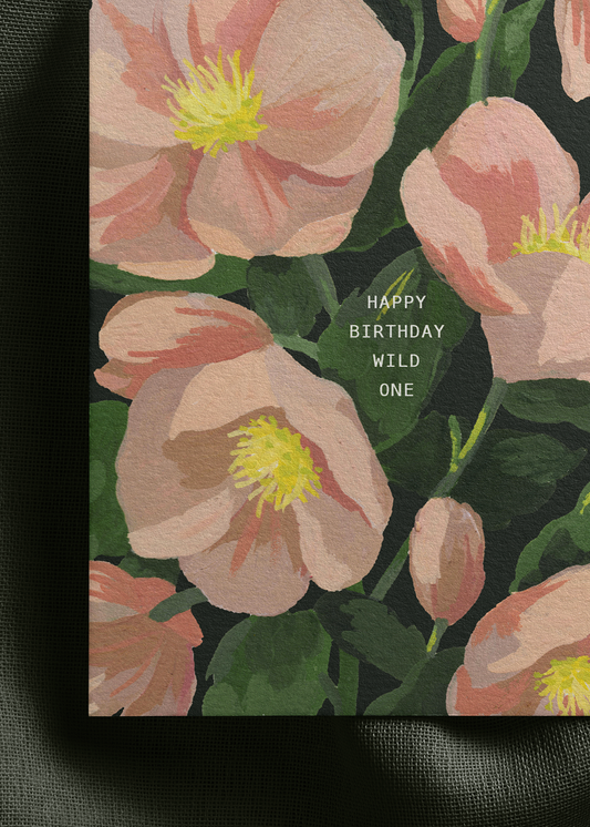 Wild One Birthday Card