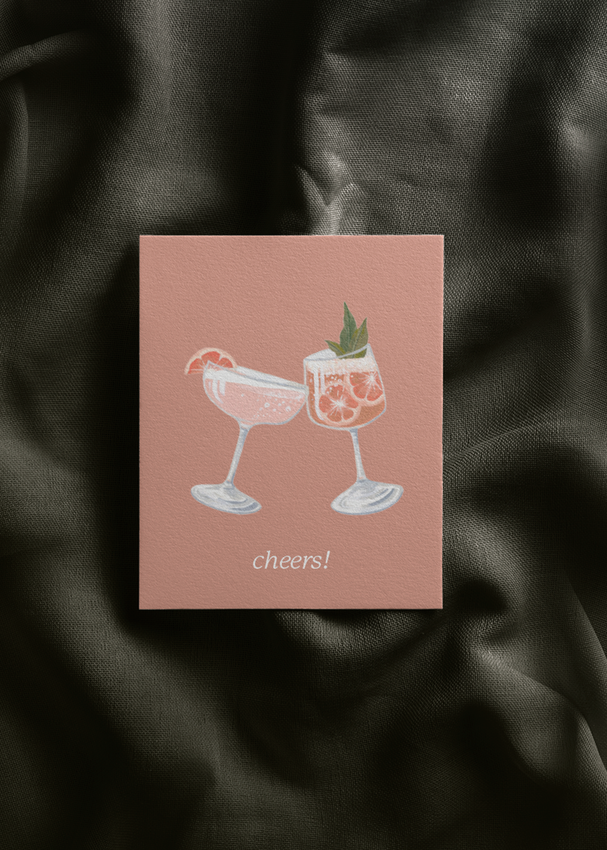 Cocktail Cheers Card