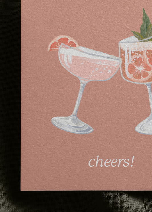 Cocktail Cheers Card