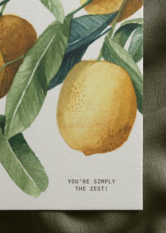 Simply the Zest Card