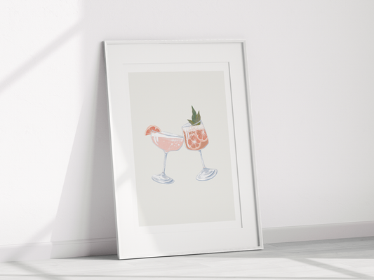 Summer Cocktails Print