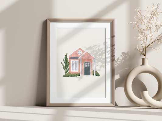 Tropical Home Print