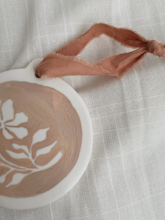 Mauve Floral Ornament