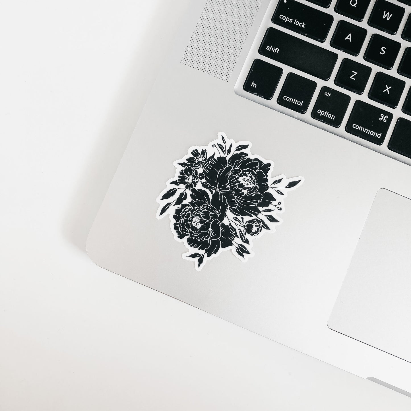 Minimalist Peony Sticker