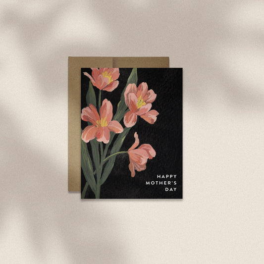 Whimsical Tulips Mother's Day Card