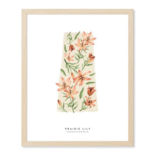 Saskatchewan Prairie Lily Print