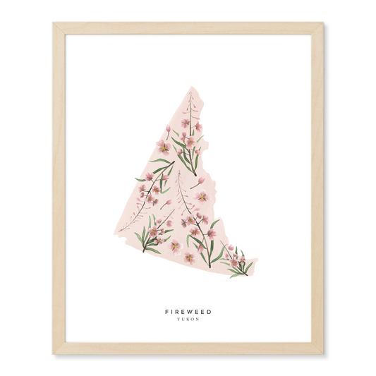 Yukon Fireweed Print