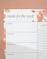 Poppies Magnetic Meal Planner