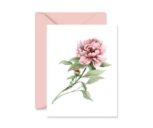 Peony Card