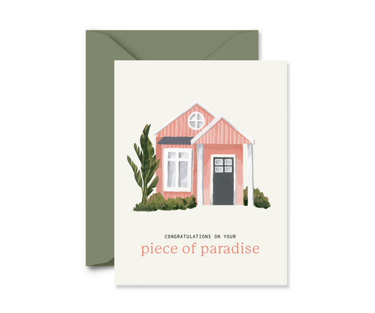 Piece of Paradise Card