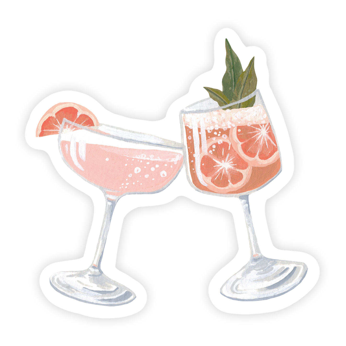 Summer Cocktails Sticker
