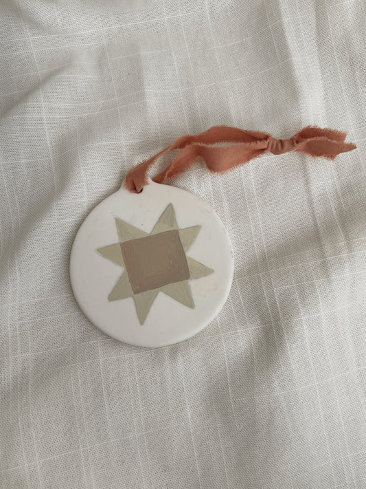 Quilt Star Ornament